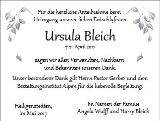 Ursula Bleich