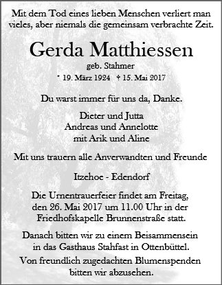 Gerda Matthiessen