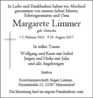 Margarete Limmer