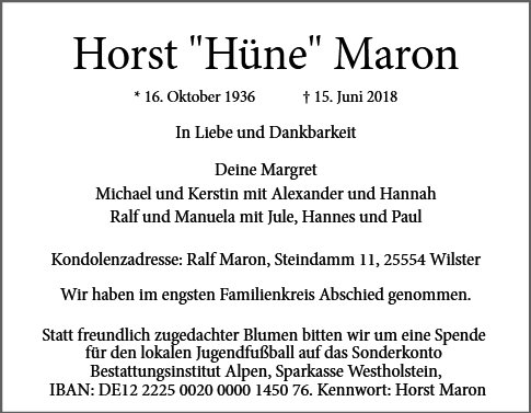 Horst Maron