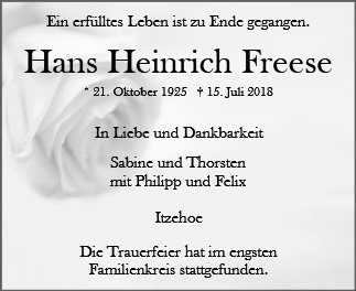 Hans Heinrich Freese