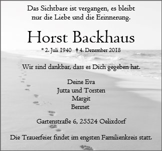 Horst Backhaus