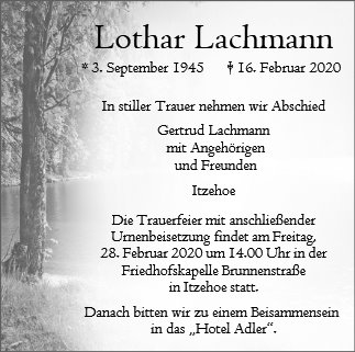 Lothar Lachmann