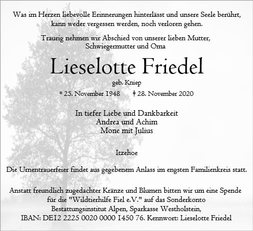 Lieselotte Friedel