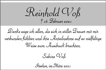 Reinhold Voß