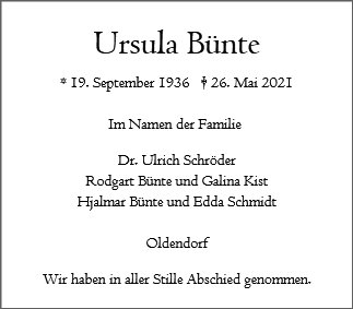 Ursula Bünte