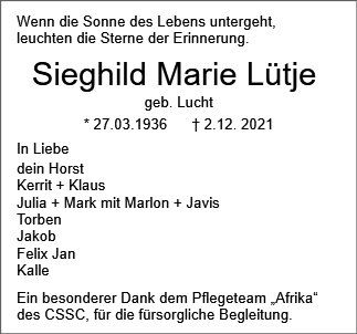Sieghild Lütje