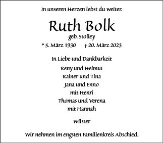Ruth Bolk