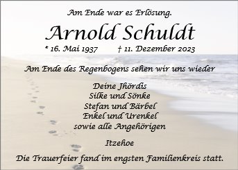 Arnold Schuldt