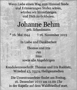 Johanne Behm