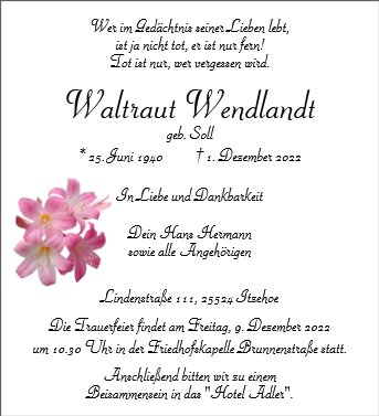 Waltraut Wendlandt