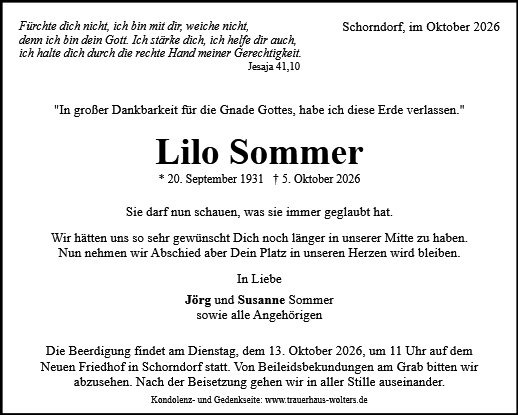 Lieselotte Sommer