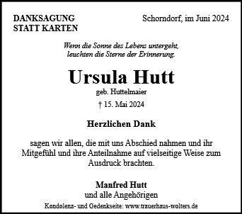 Ursula Hutt