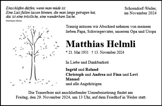 Matthias Helmli