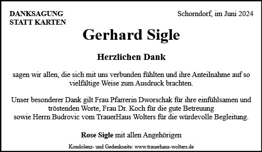 Gerhard Sigle