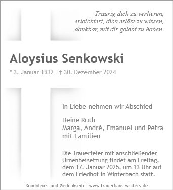 Aloysius Senkowski