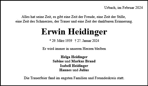 Erwin Heidinger
