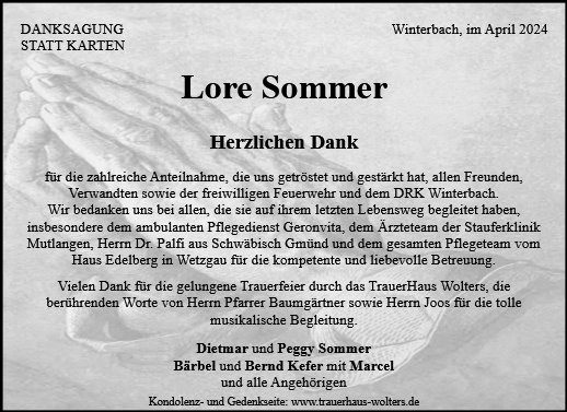 Lore Sommer