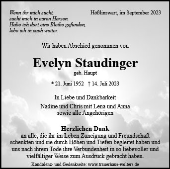 Evelyn Staudinger