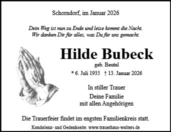 Hilde Bubeck