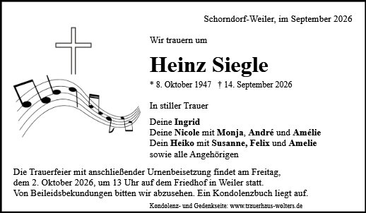 Heinz Siegle