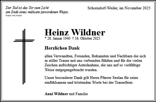 Heinz Wildner