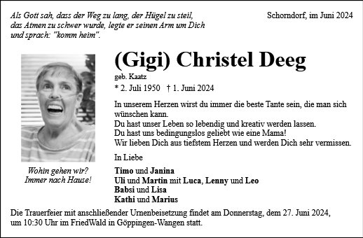 Christel Deeg