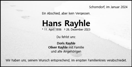 Hans Rayhle