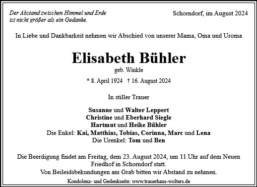 Elisabeth Bühler