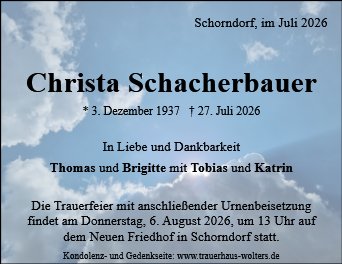 Christa Schacherbauer
