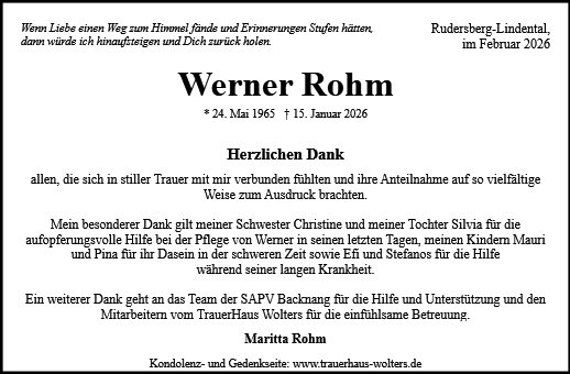 Werner Rohm