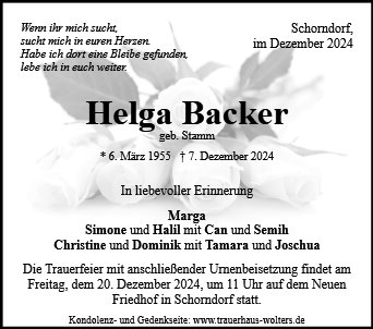 Helga Backer