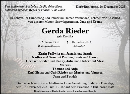 Gerda Rieder