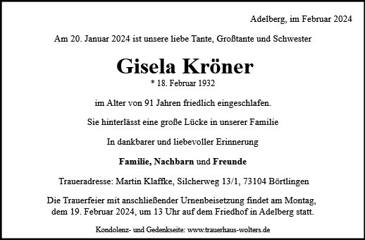 Gisela Kröner