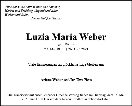 Luzia Maria Weber