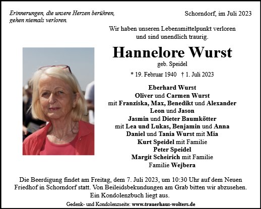 Hannelore Wurst