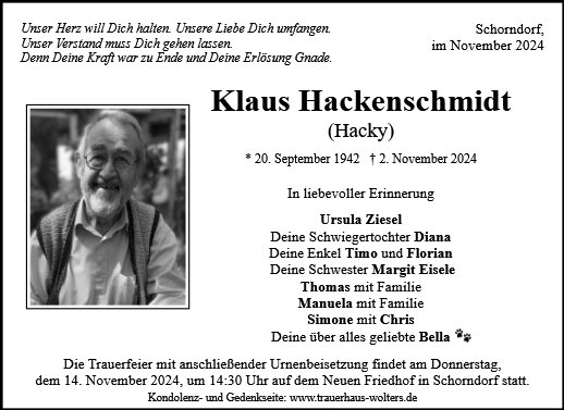 Klaus Hackenschmidt