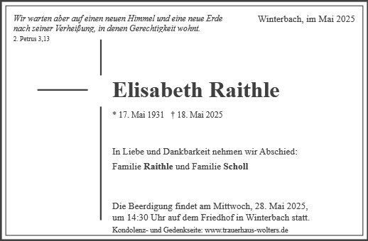 Elisabeth Raithle 