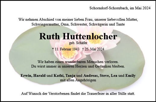 Ruth Huttenlocher