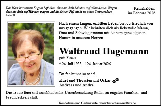 Waltraud Hagemann