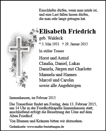 Elisabeth Friedrich