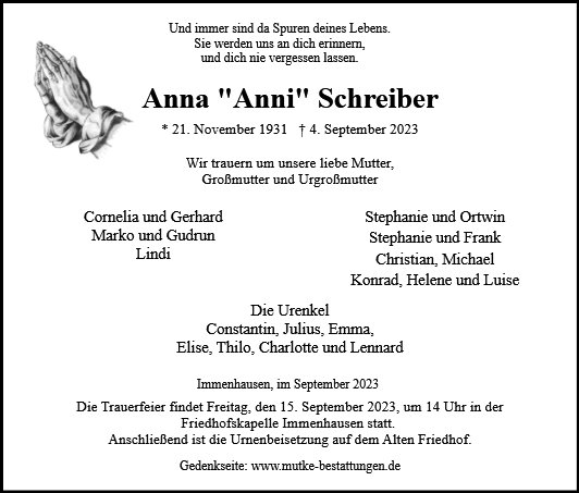 Anna Schreiber