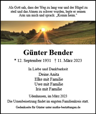 Günter Bender