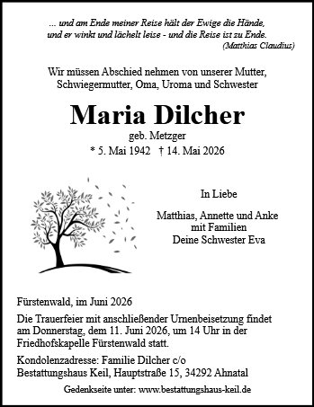 Maria Dilcher