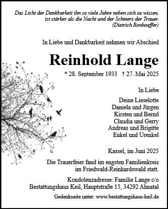 Reinhold Lange