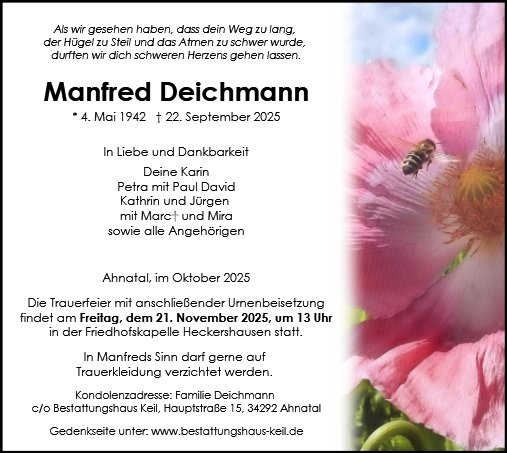 Manfred Deichmann