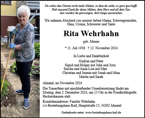 Rita Wehrhahn