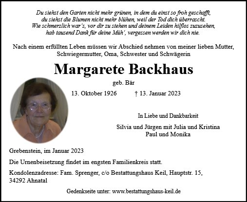 Margarete Backhaus