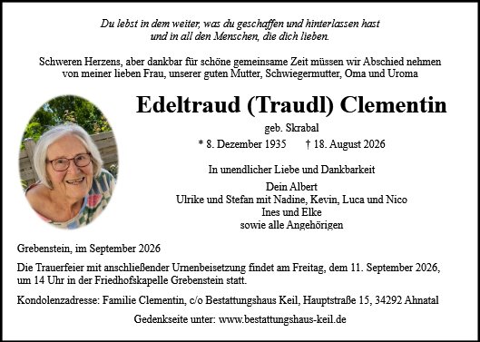 Edeltraud Clementin