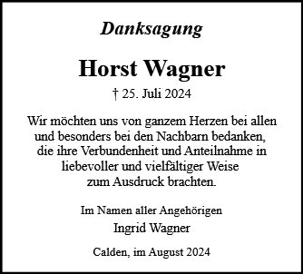 Horst Wagner